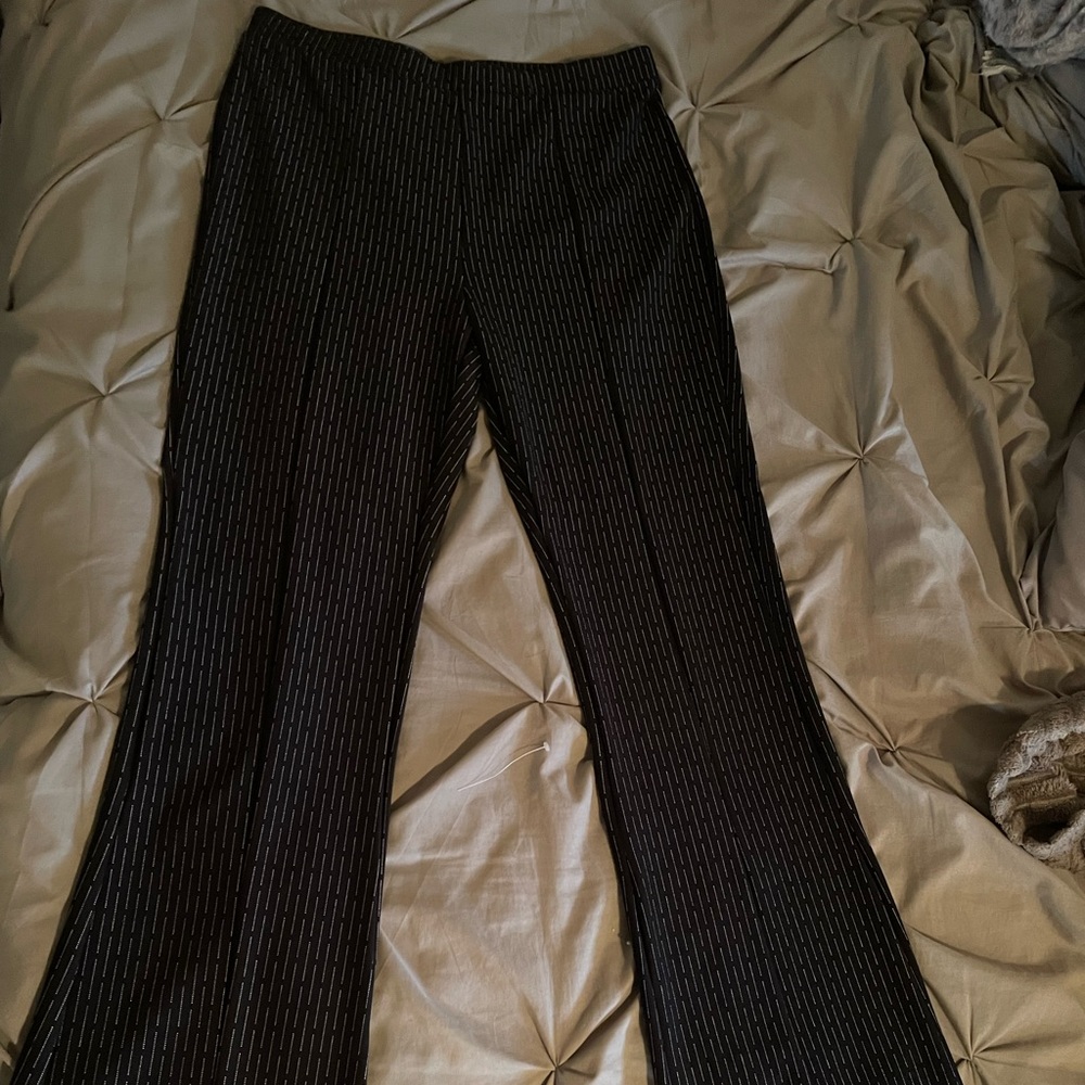 Dress pants, size L, flare, fitted